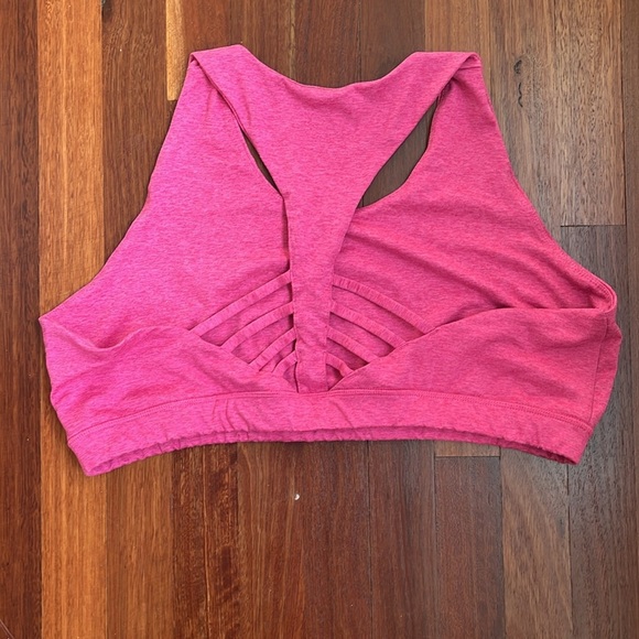 PELOTON HEATHERED STRAPPY BRA-make waves 3x - Picture 2 of 3